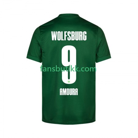 Fotballdrakt VfL Wolfsburg Mohamed Amoura 9 Hjemmetrøye 2025-2026 Kortermet